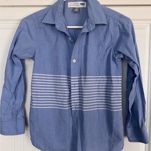 Old Navy Kids Blue and White Button Down Shirt